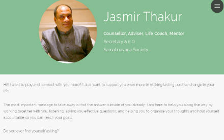 Jasmir Thakur Personal Website